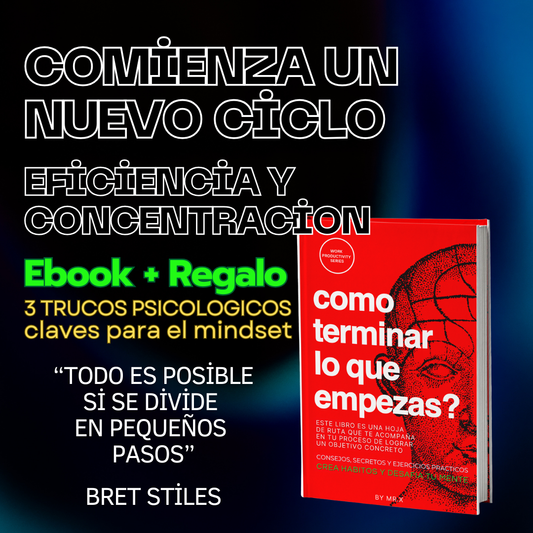 Como terminar lo que empezas?